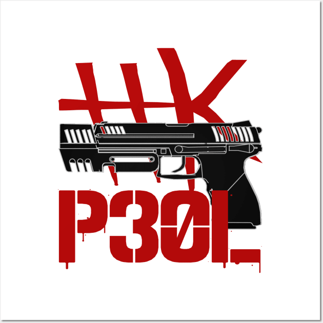 Handgun HK P30L Wall Art by Aim For The Face